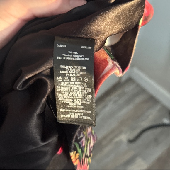 Ted Baker Cathina Floral Print Sheath Dress 3 - Picture 7 of 7